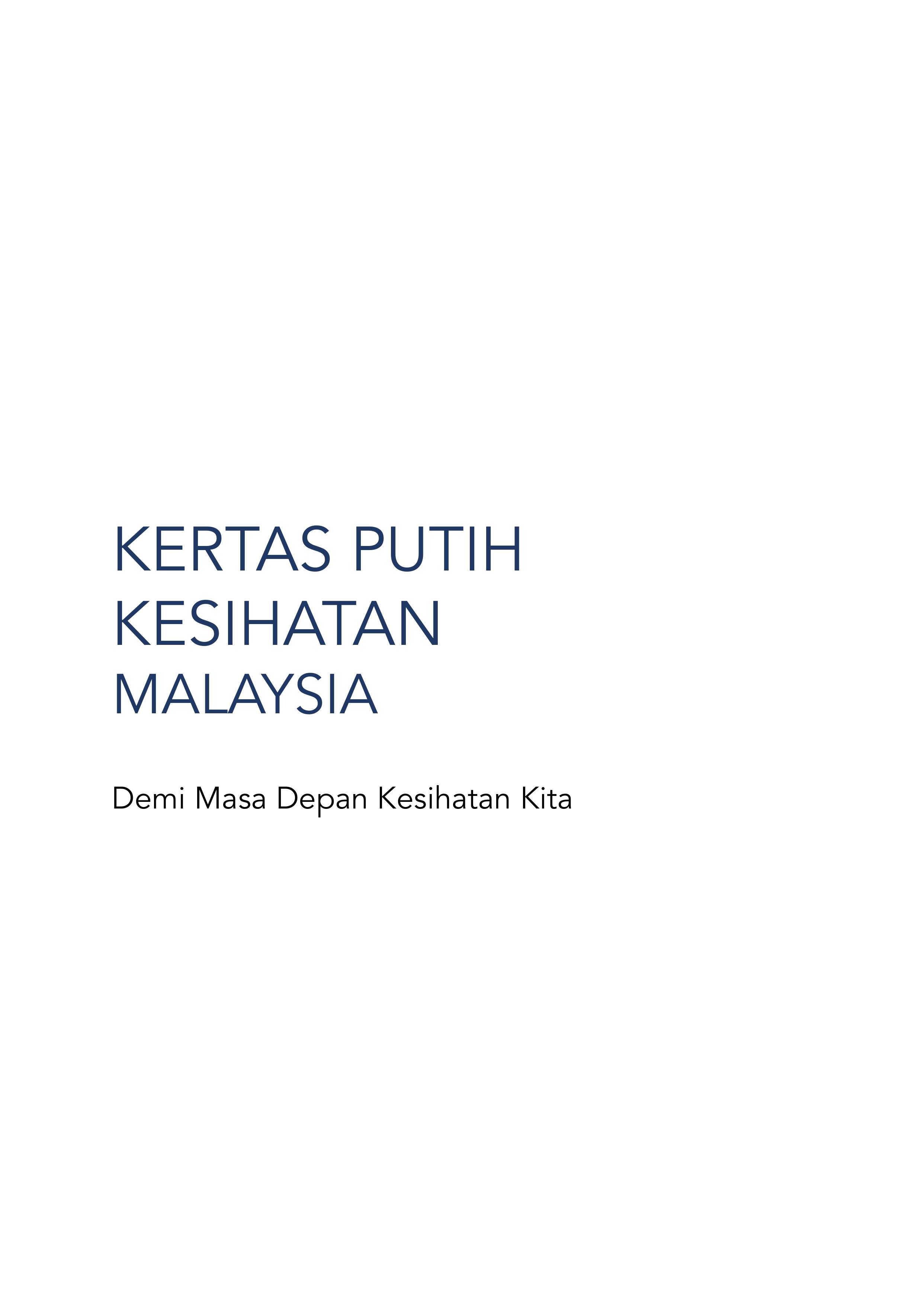 Kertas Putih Kesihatan