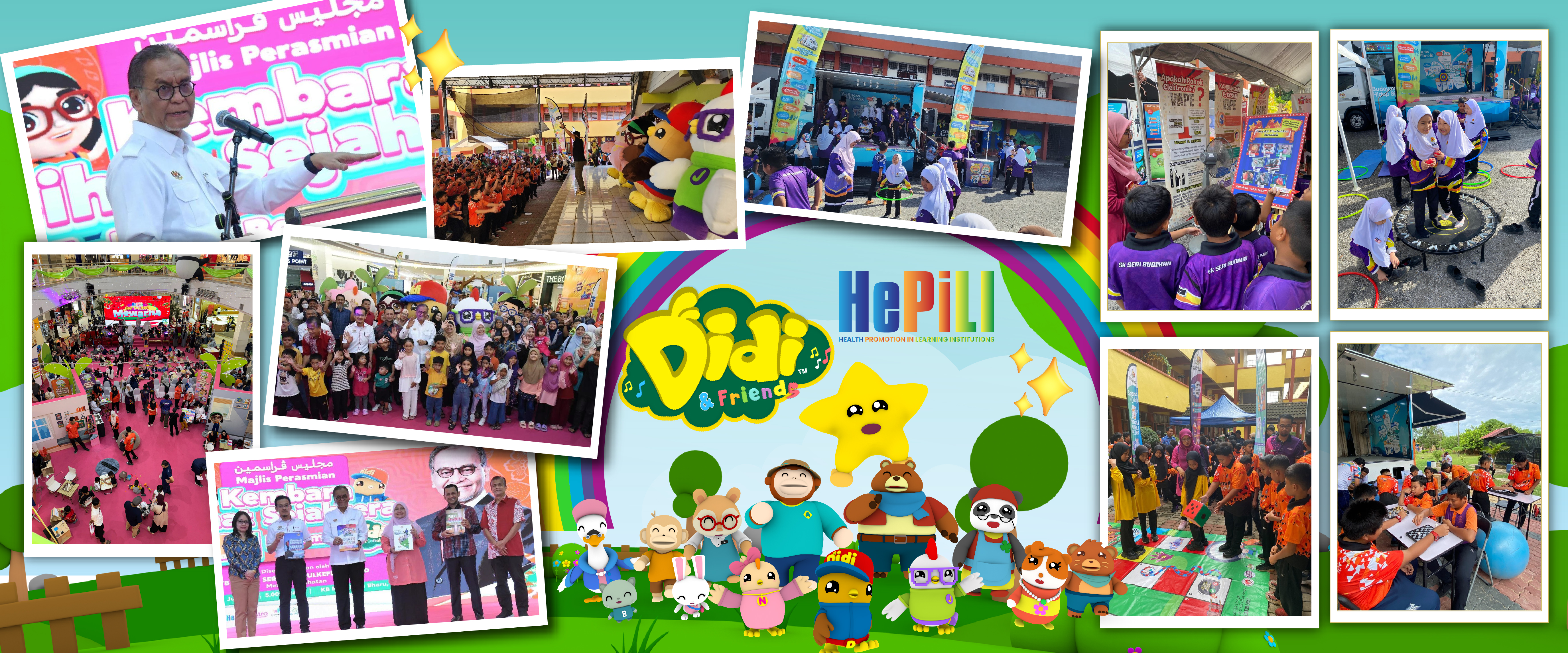 Program Kembara Sihat Sejahtera HePiLI bersama Didi &amp; Friends Zon Pantai Timur